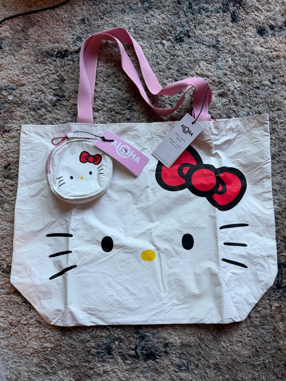 Aloha Collection x Hello Kitty Reverisble Tote and Cutie Set